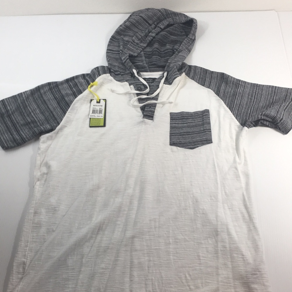 Broken threads short sleeve hoodie medium